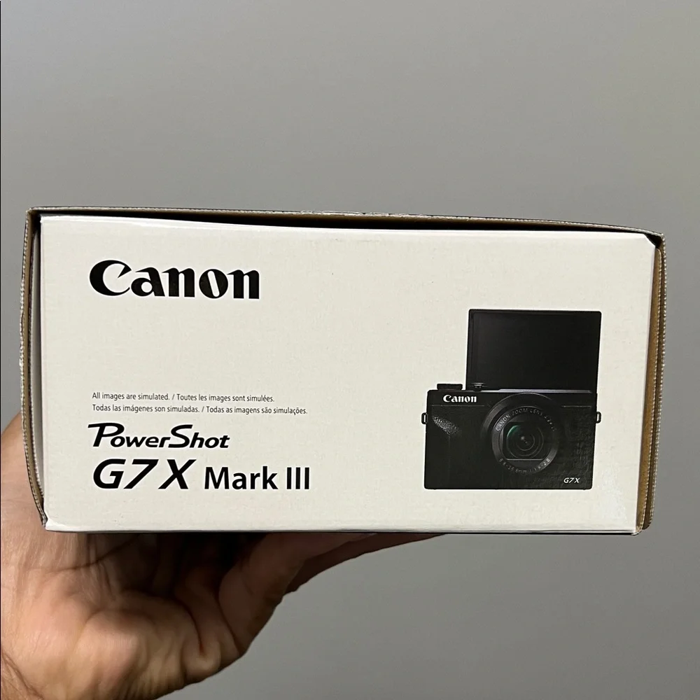 Canon PowerShot G7 X Mark III - Sleek Black